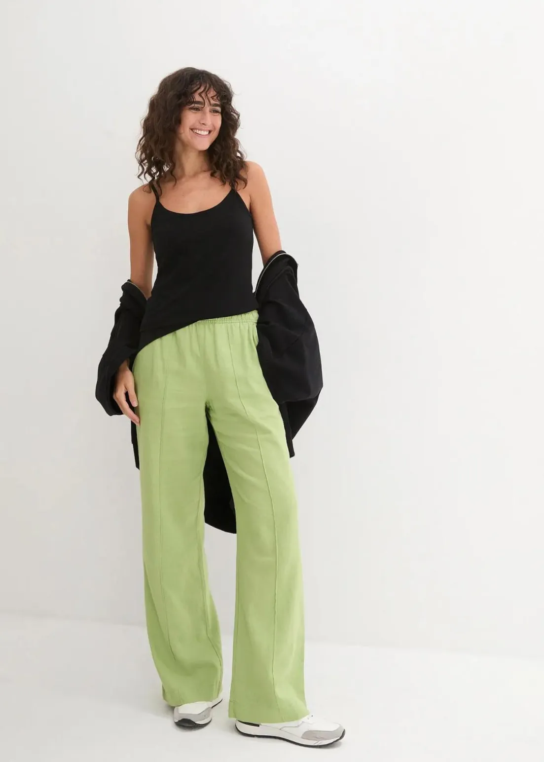 Spaghettiträger-Top aus reiner Baumwolle (3er Pack)