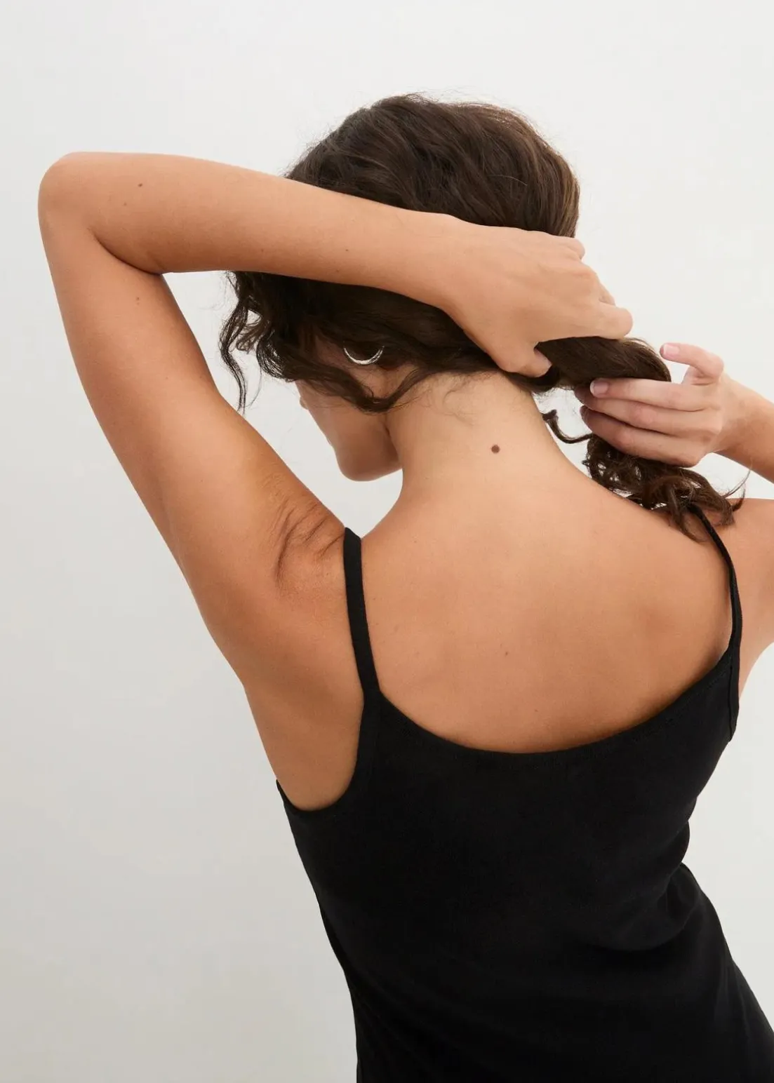 Spaghettiträger-Top aus reiner Baumwolle (3er Pack)