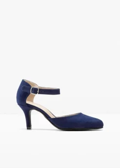 Spangenpumps mit schmalem Absatz