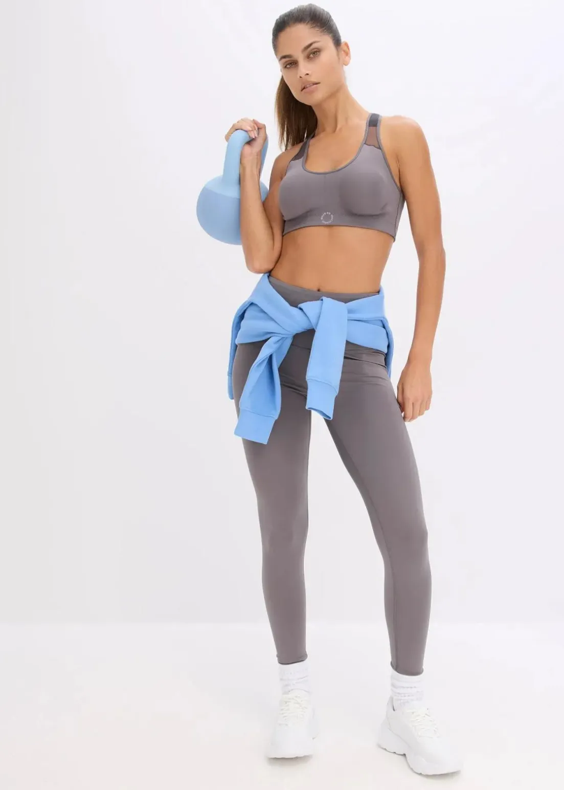 Sport-BH mit mittlerem Halt und leichtem Glanz