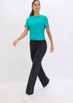 Sport-Leggings aus stabilem Baumwollgriff und geradem Bein