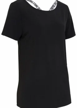 Sport-Longshirt mit Rückenausschnitt