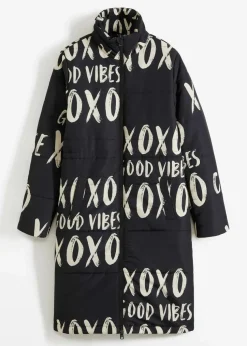 Steppmantel bedruckt