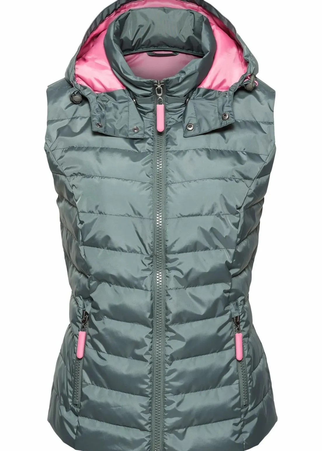 Steppweste mit Kapuze