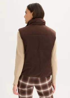 Steppweste mit leichtem Glanz