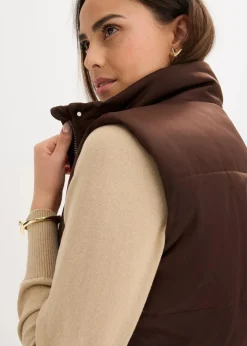 Steppweste mit leichtem Glanz