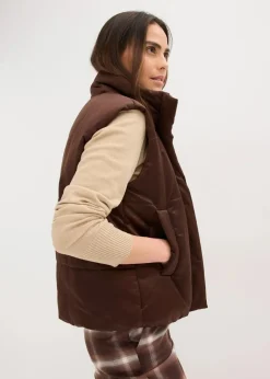 Steppweste mit leichtem Glanz