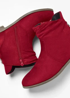 Stiefeletten mit Raffung