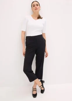 3/4-Stifthose mit Schlitz