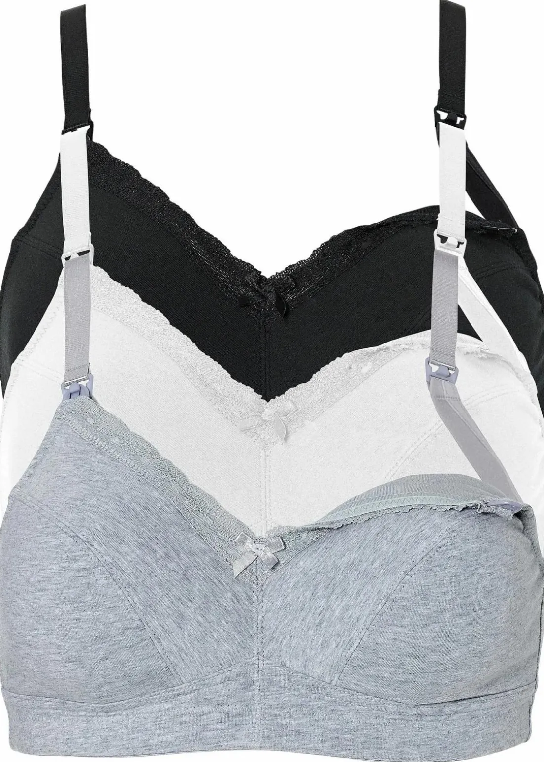 Still BH ohne Bügel (3er Pack) mit Bio-Baumwolle