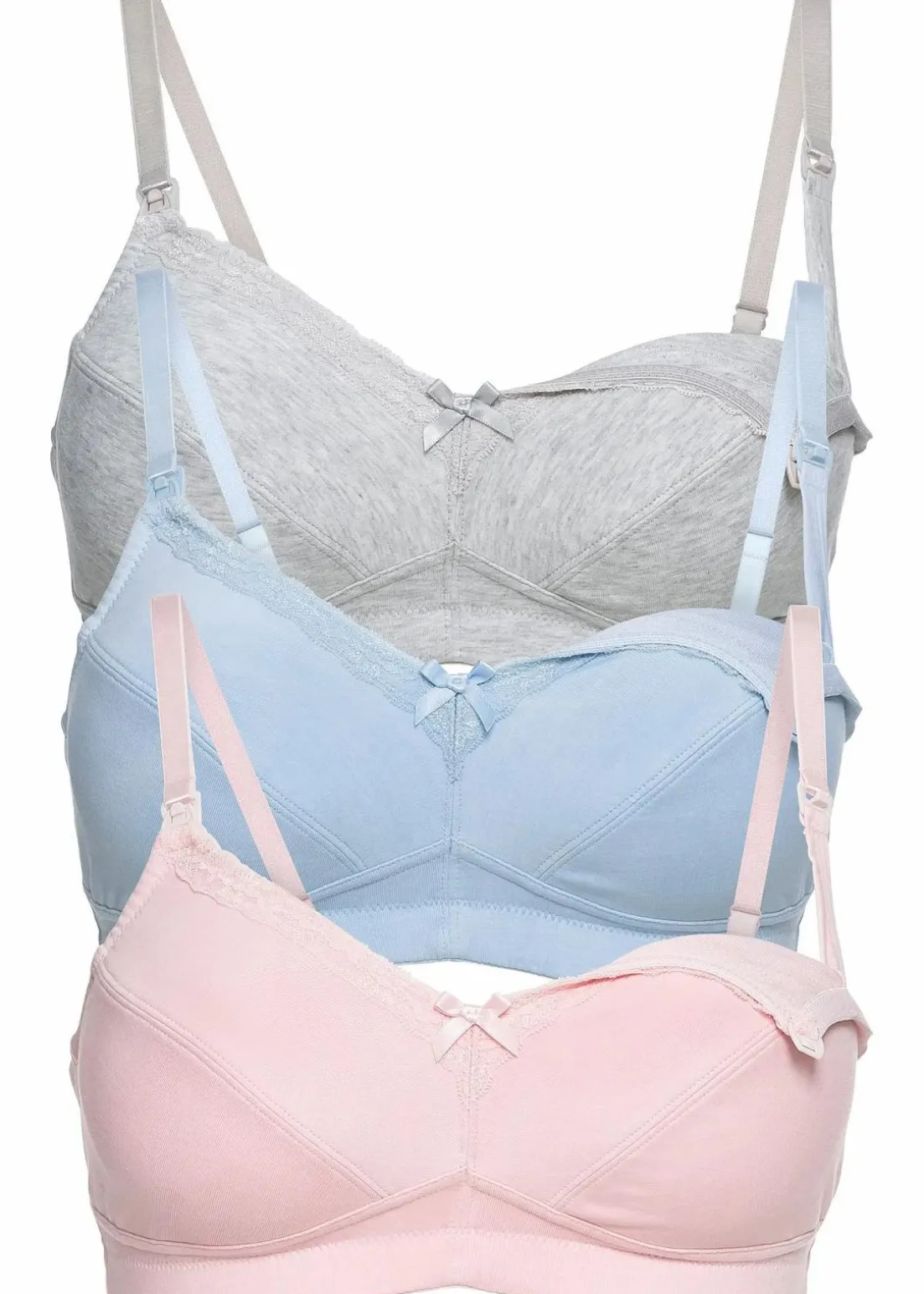 Still BH ohne Bügel (3er Pack) mit Bio-Baumwolle