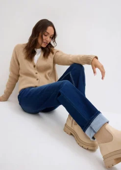 Straight Jeans High Waist, Thermo