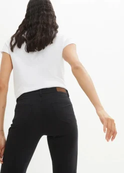 Straight Jeans Mid Waist, Stretch