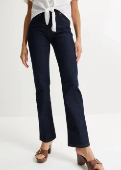 Straight Jeans Mid Waist, Stretch