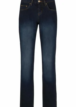 Straight Jeans Mid Waist, Stretch