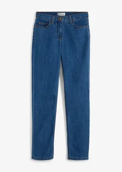 Straight Jeans Mid Waist, Stretch