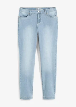Straight Jeans Mid Waist, Stretch
