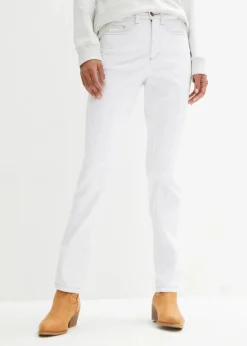 Straight Jeans Mid Waist, Stretch