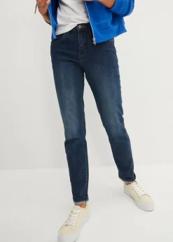 Straight Jeans Mid Waist, Stretch