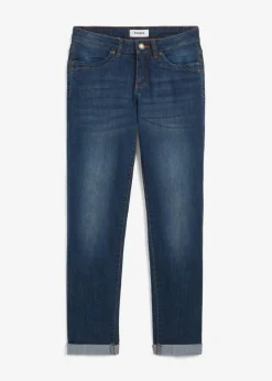 Straight Jeans Mid Waist, Stretch