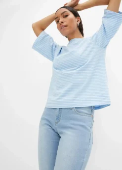 Straight Jeans Mid Waist, Stretch