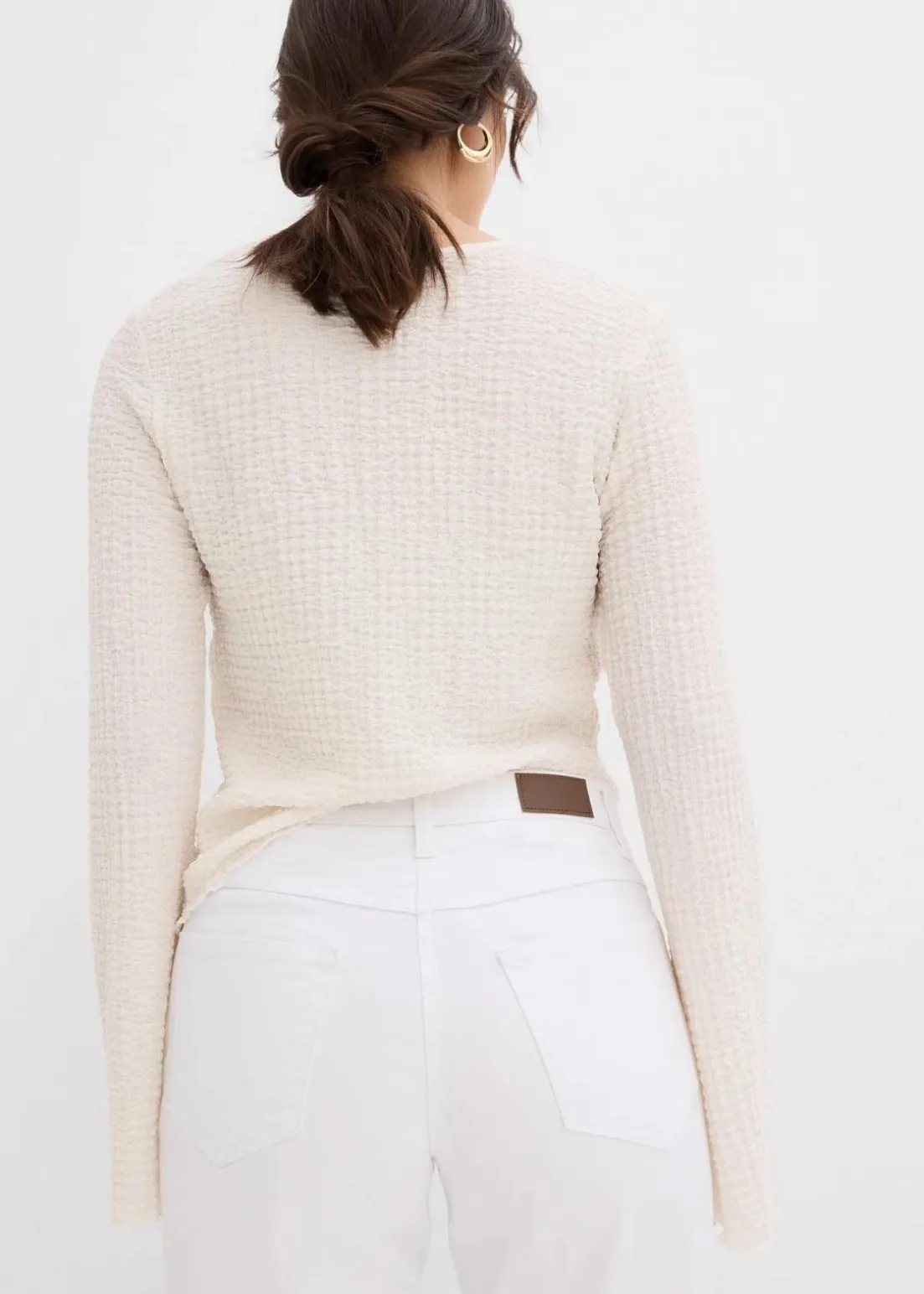 Straight Jeans Mid Waist, Stretch