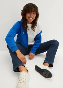 Straight Jeans Mid Waist, Stretch