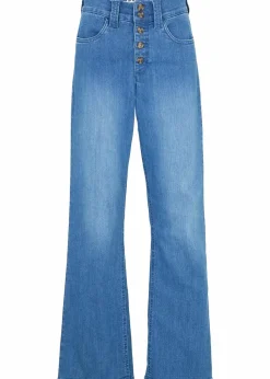 Straight-Jeans High Waist, Stretch