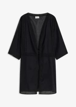 Strandkimono mit Spitze