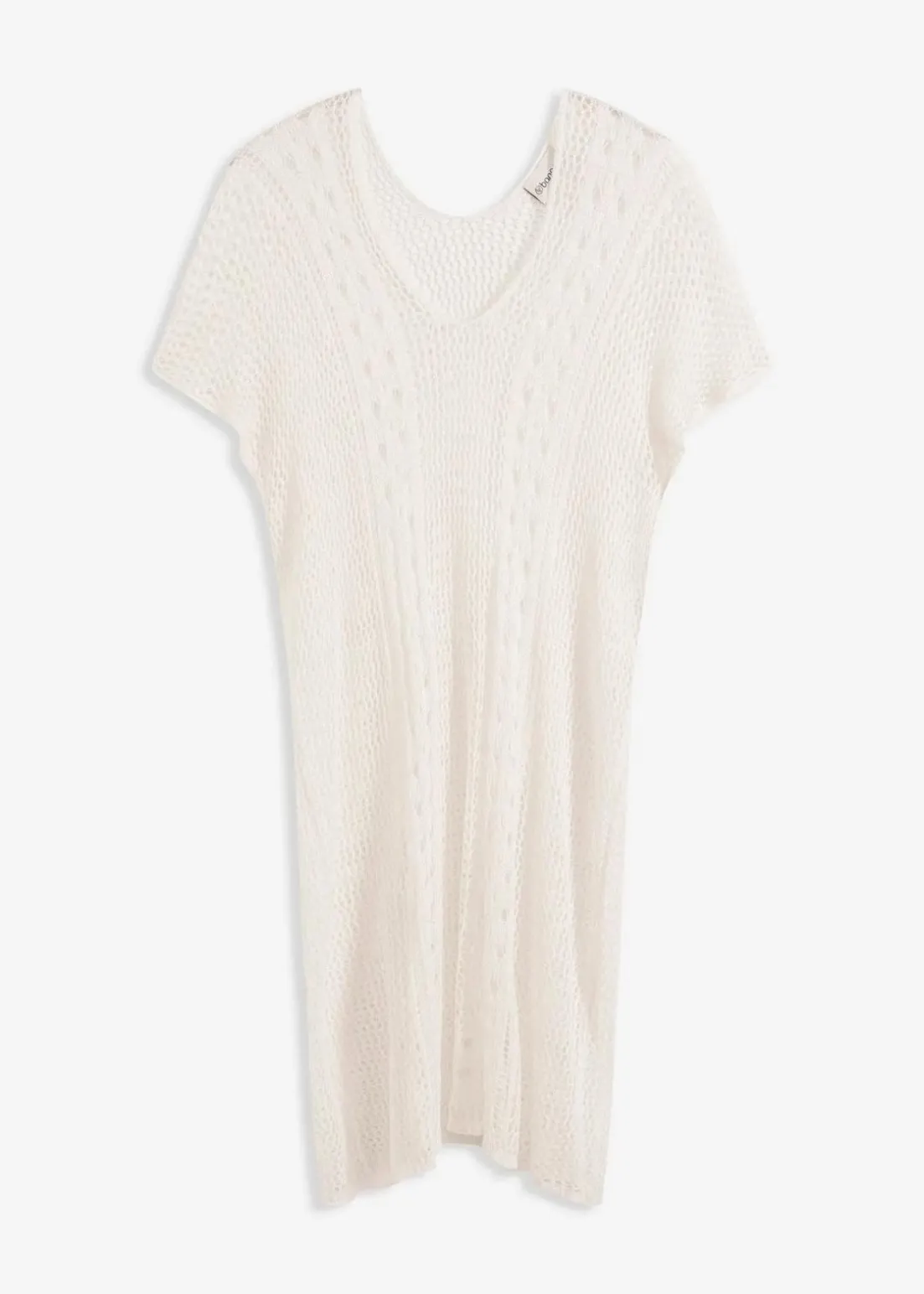 Strandkleid in Häkeloptik aus fließender Viskose