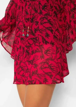 Strandtunika aus leichtem Chiffon