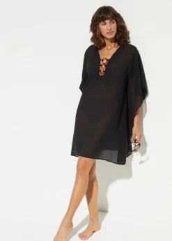 Strandtunika aus leichtem Chiffon