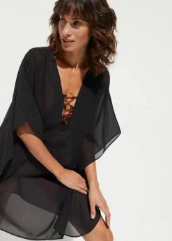 Strandtunika aus leichtem Chiffon