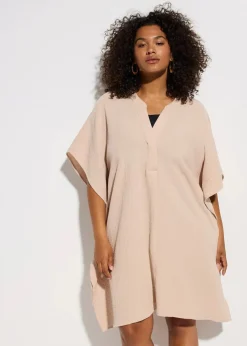 Strandtunika aus luftigem Musselin