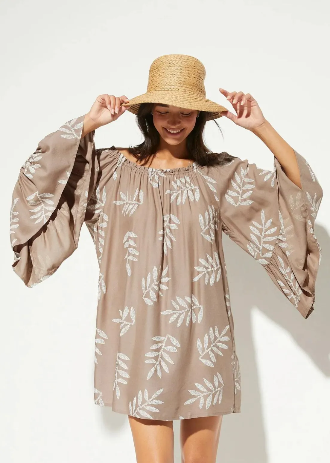 Strandtunika aus softer Viskose