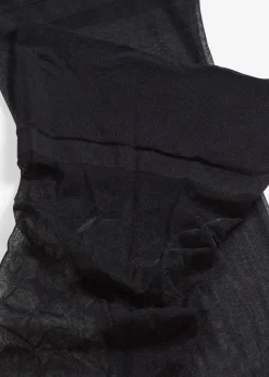 Strapsstrümpfe 20 den Satin Sheer