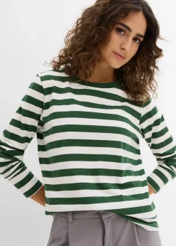 Streifenshirt aus reiner Bio-Baumwolle