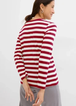 Streifenshirt aus reiner Bio-Baumwolle