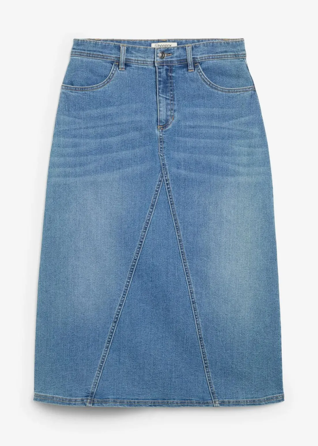 Stretch-Jeansrock, High Waist