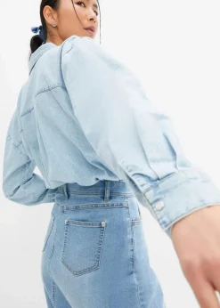 Stretch-Jeansrock, High Waist