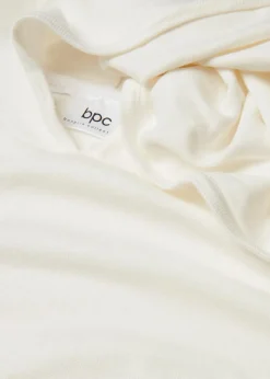 Strick-Hoodie mit Kängurutasche aus Viskose-Mix