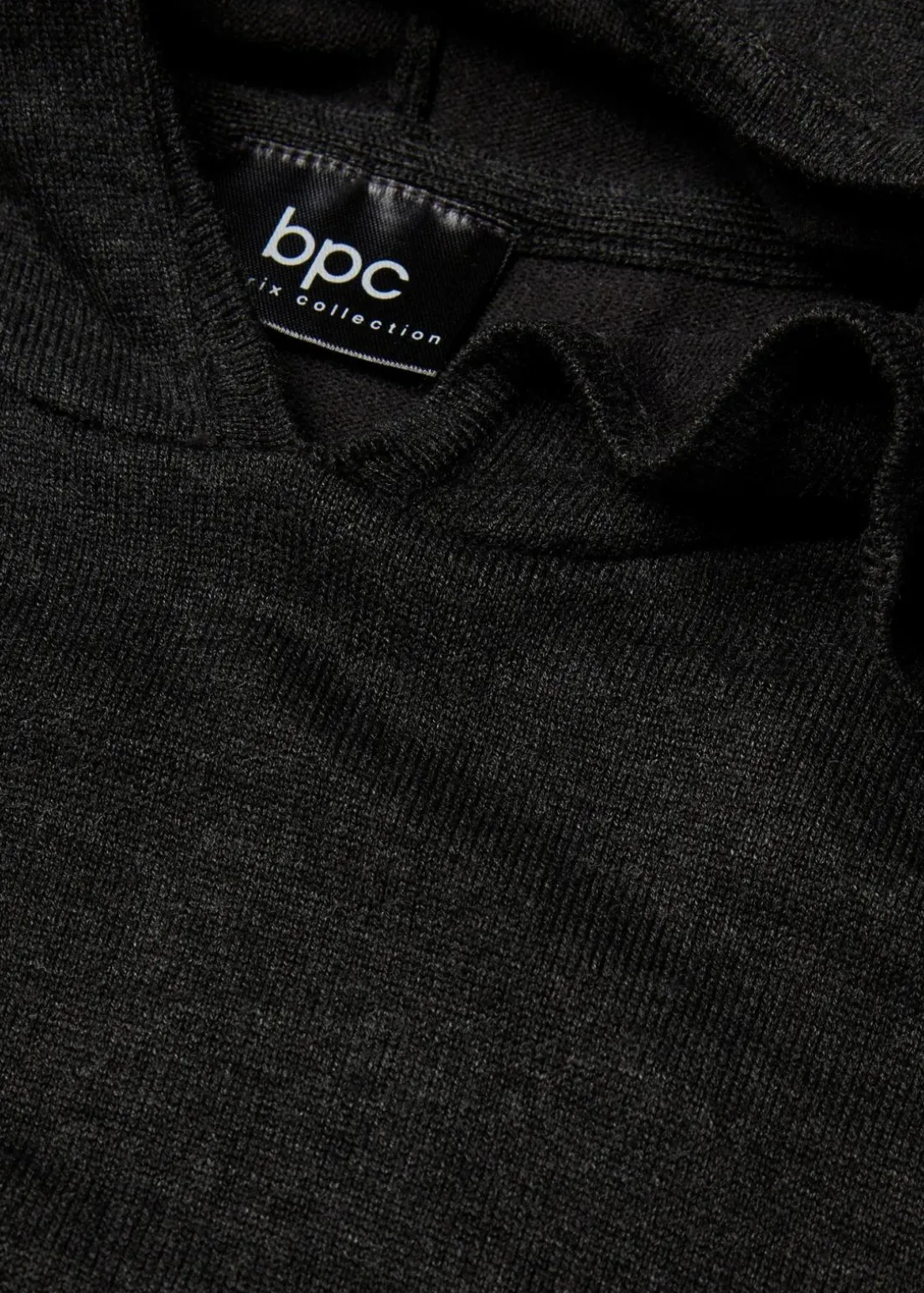 Strick-Hoodie mit Kängurutasche aus Viskose-Mix