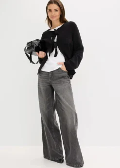 Strickjacke aus Baumwoll-Mix