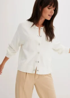 Strickjacke aus reiner Baumwolle