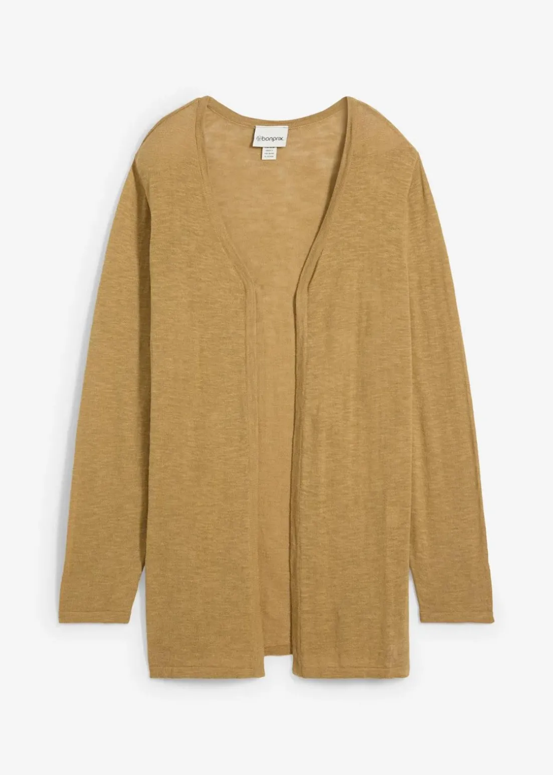 Strickjacke aus reiner leichter Baumwoll-Slub Qualität