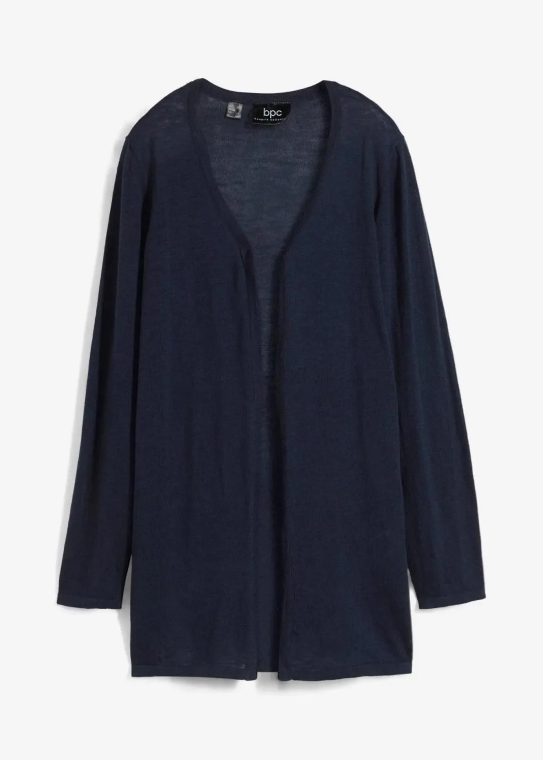 Strickjacke aus reiner leichter Baumwoll-Slub Qualität