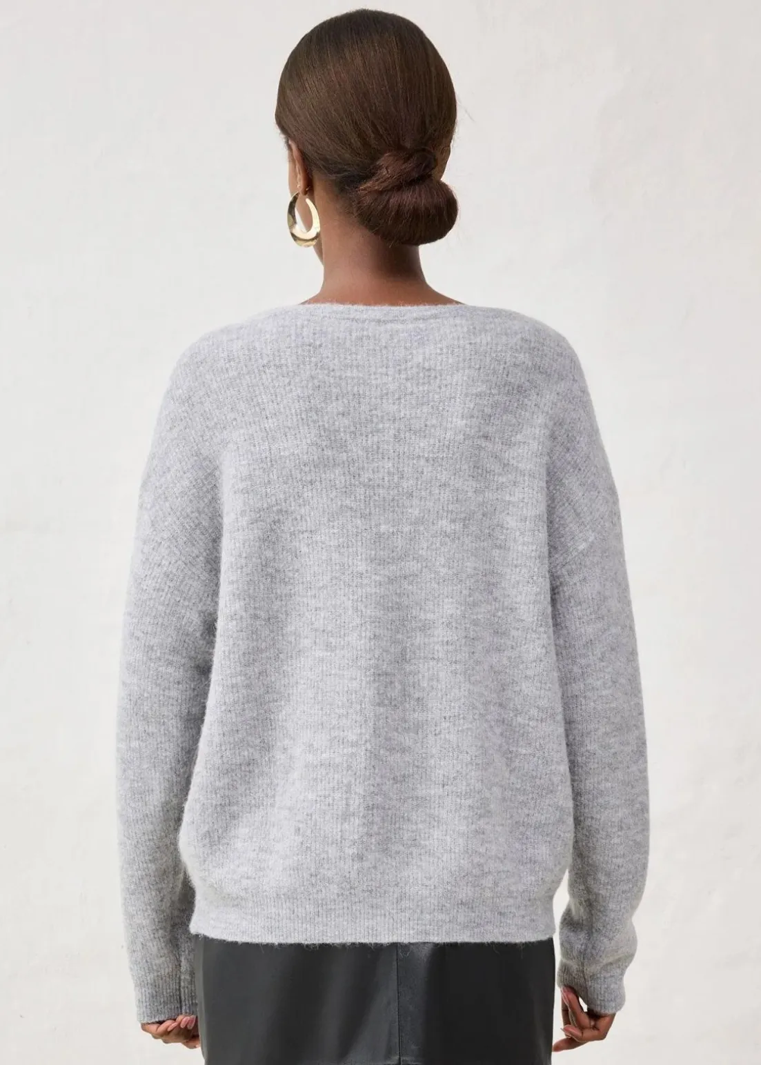 Strickjacke aus wärmendem Alpaka-Mix