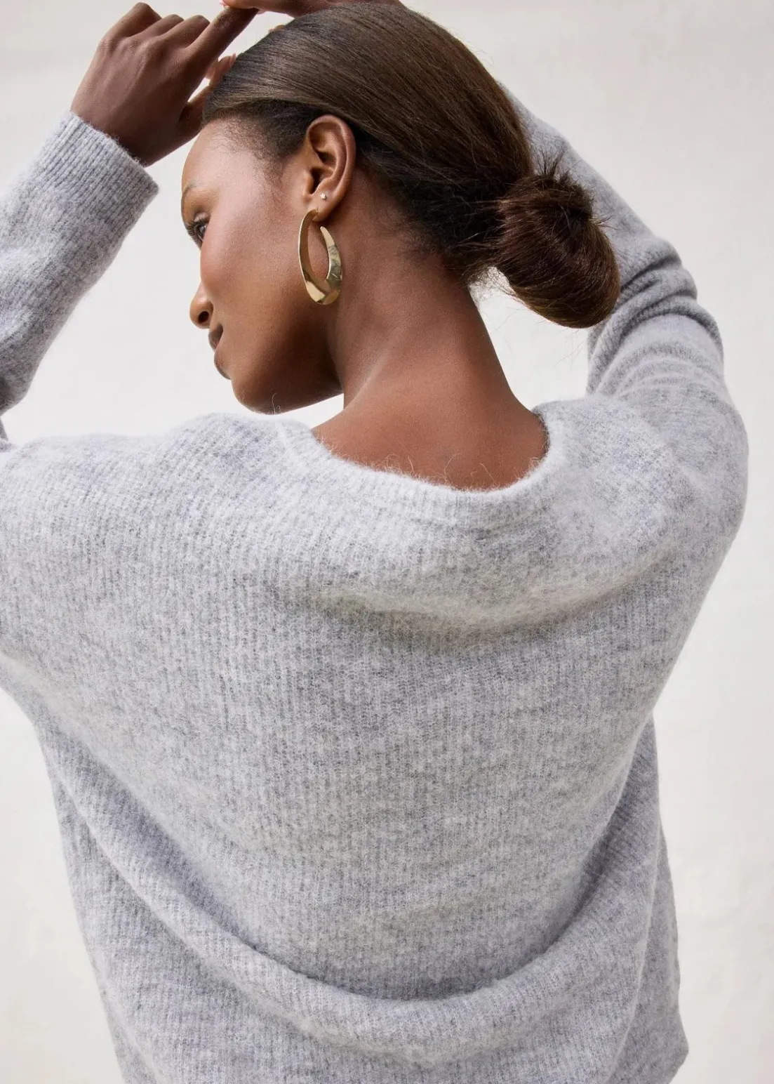 Strickjacke aus wärmendem Alpaka-Mix