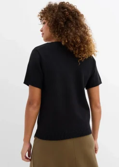 Strickjacke, Kurzarm