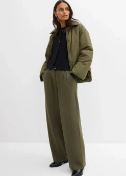 Strickjacke mit Zierknöpfen aus Woll-Mix